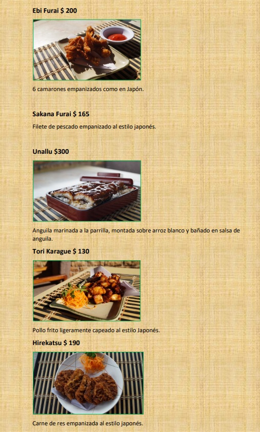 Menu Kadan-9